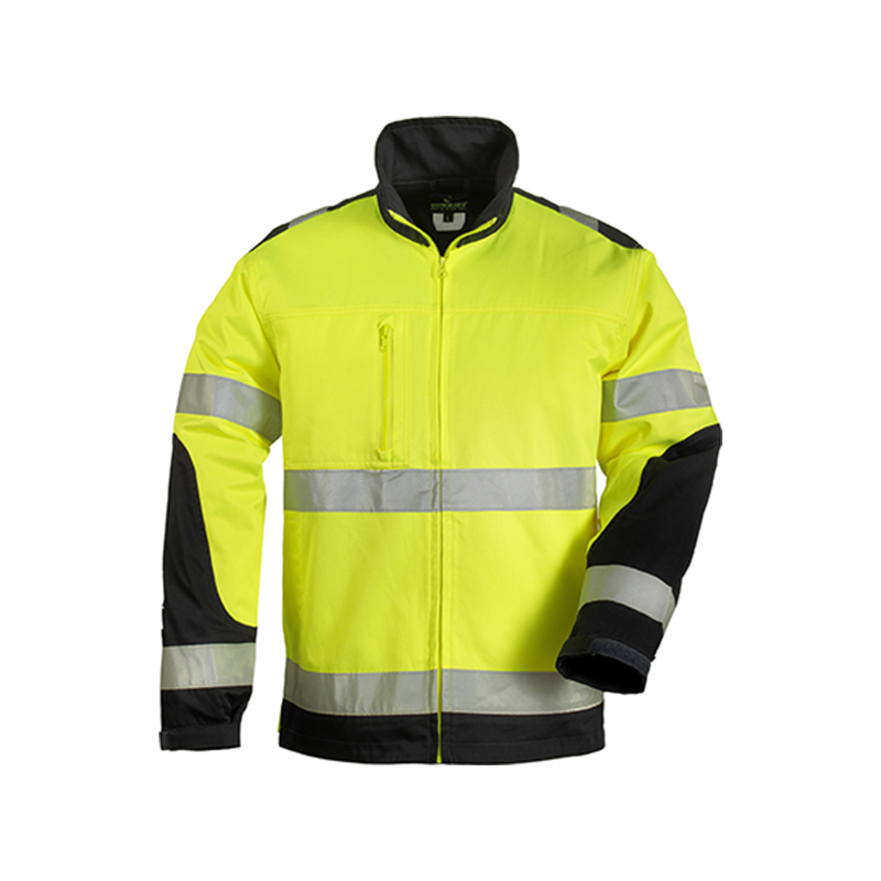 PATROL  veste de travail chaude polycoton avec bandes rétro réfléchissantes 3M haute visibilité
