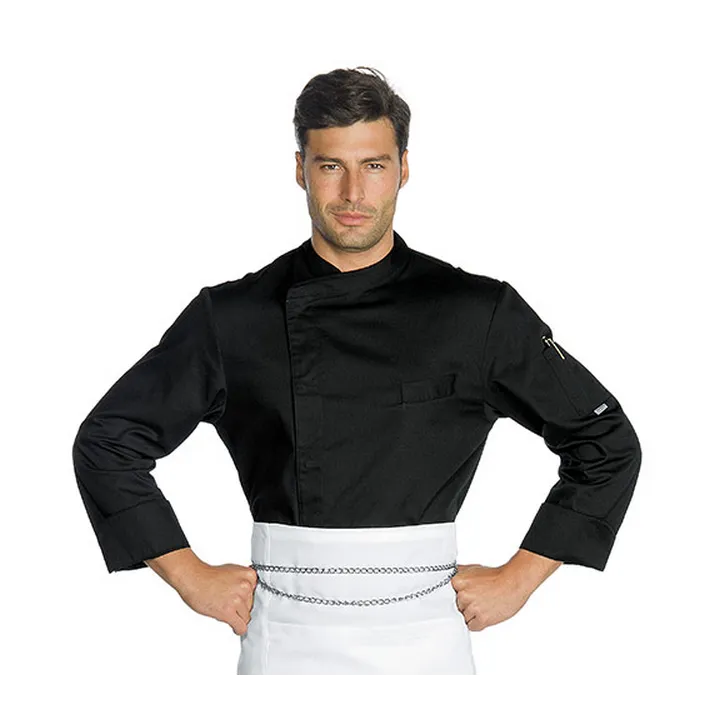 SUZUKA Veste de cuisinier polyester manches longues