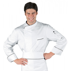 Veste de cuisinier manches longues coton HAMILTON
