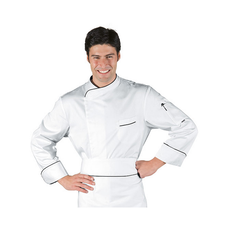 Veste de cuisinier manches longues coton HAMILTON