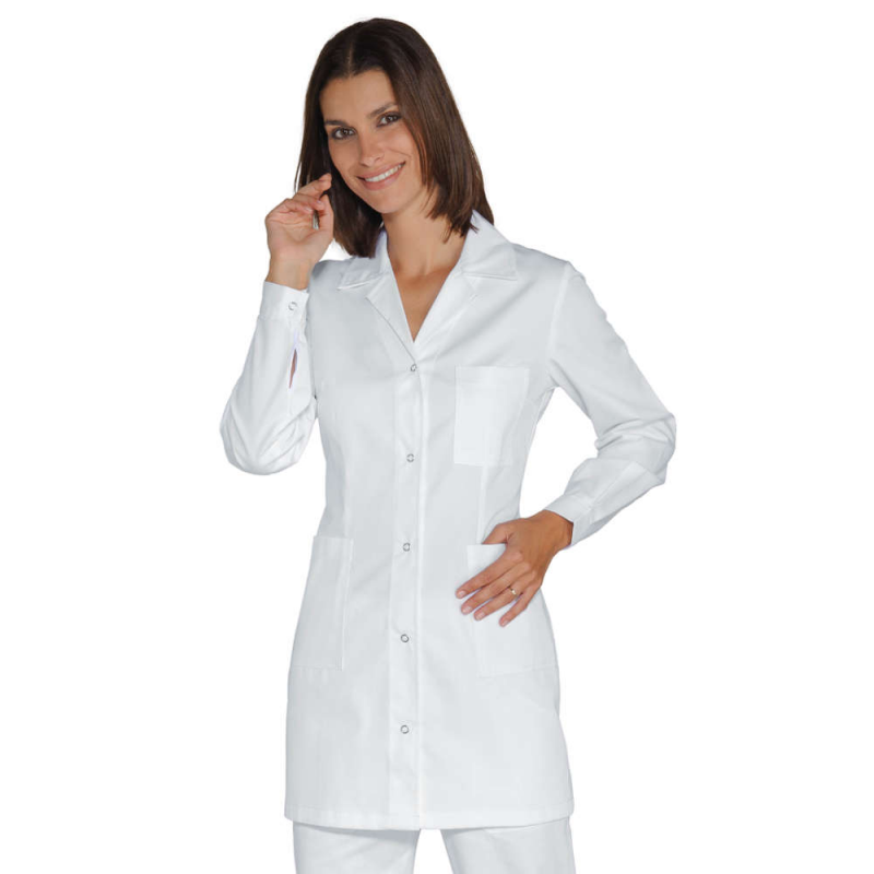 Tunique médicale femme à pressions MARBELLA COTON