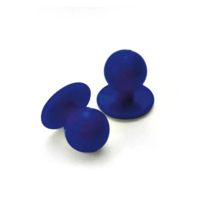 Lot de 10 boutons pour veste de cuisine Bleu