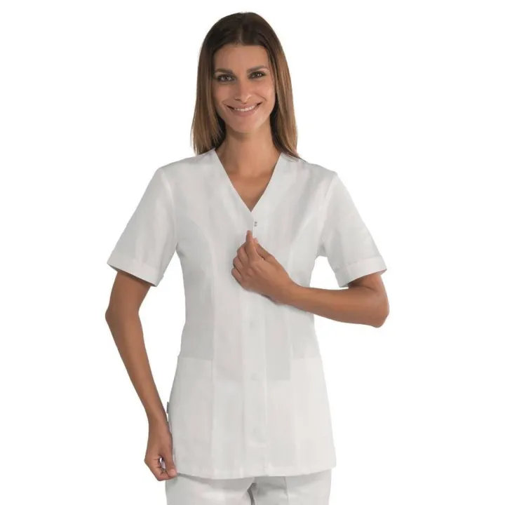 SION Tunique m&eacute;dicale femme blanche 