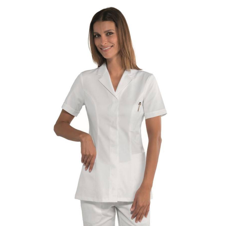 AURELIE Tunique m&eacute;dicale femme manches courtes