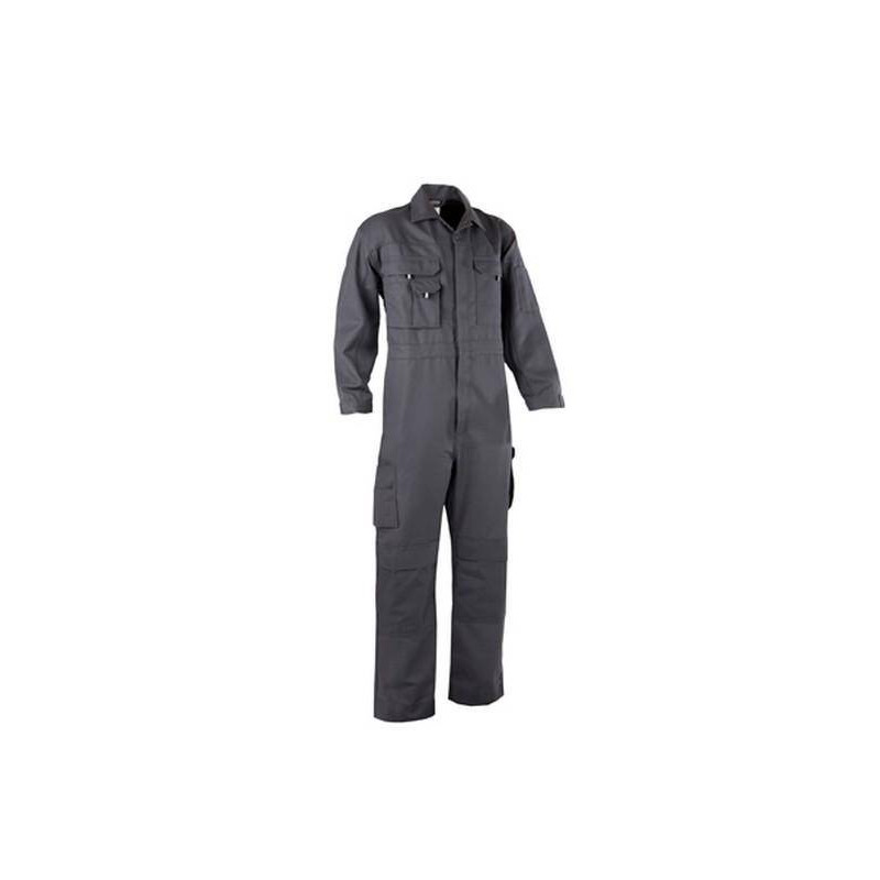 Combinaison de travail coton NIMES DESTOCKEE Gris Combinaison de travail coton NIMES DESTOCKEE Gris