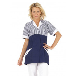 Tunique médicale femme FLORE manches courtes