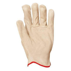 Lot 12 paires de gants maîtrise tout croûte vachette standard