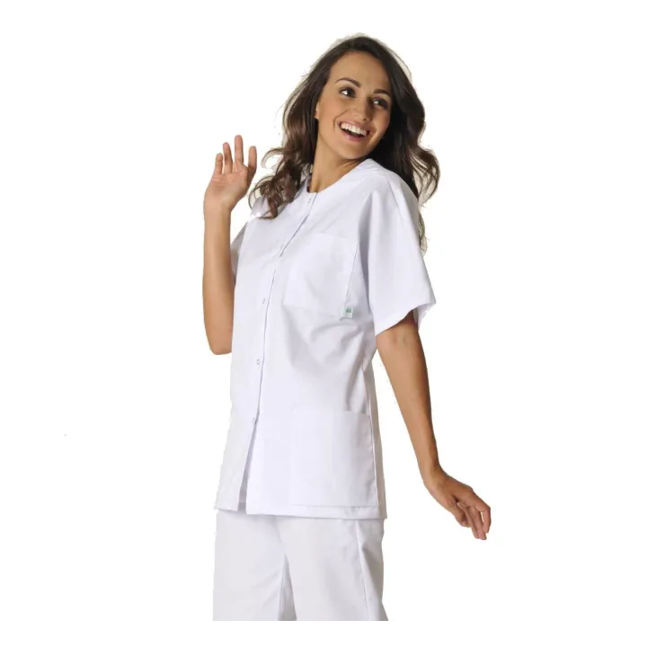 KELLY COTON Tunique m&eacute;dicale manches courtes