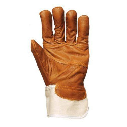 Gants docker fleur ameublement, dos toile blanche