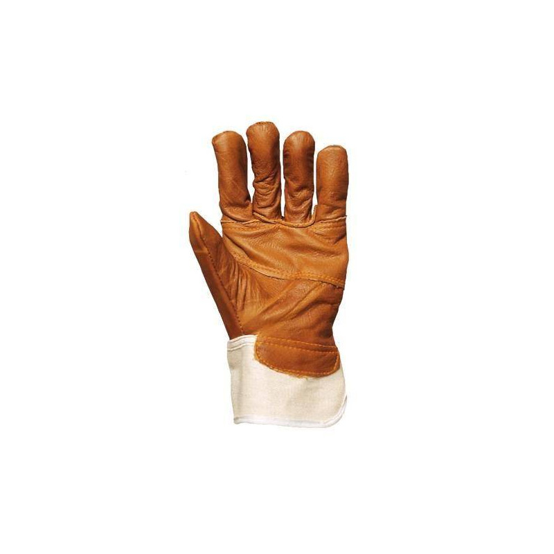 Gants docker fleur ameublement, dos toile blanche