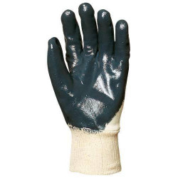 Lot 10 paires de gant nitrile bleu dos aéré, économique