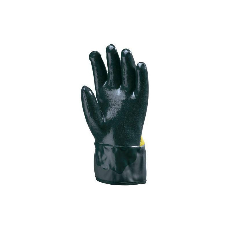 Lot 10 paires de gants paume Kevlar, dble enduct nitrile bleu Lot 10 paires de gants paume Kevlar, dble enduct nitrile bleu