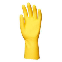 Gants latex naturel ménage jaune Super 5000