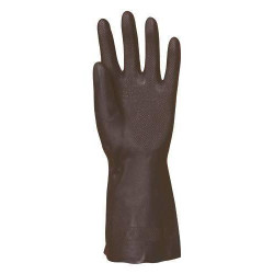 Lot 10 paires de gants néoprène noir flocké 5300