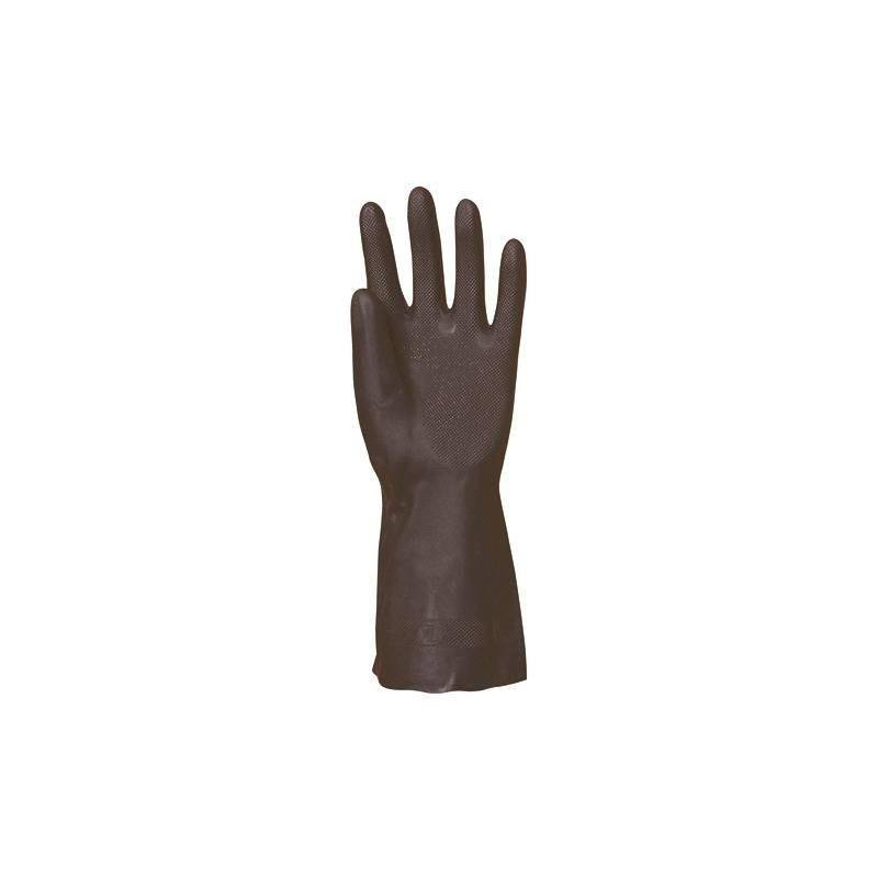 Lot 10 paires de gants néoprène noir flocké 5300